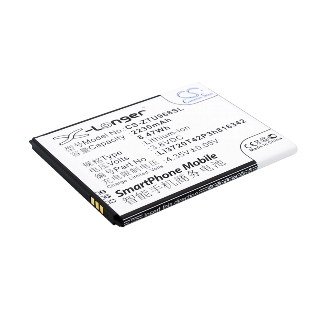 Baterie do telefonów komórkowych ZTE CS-ZTU968SL