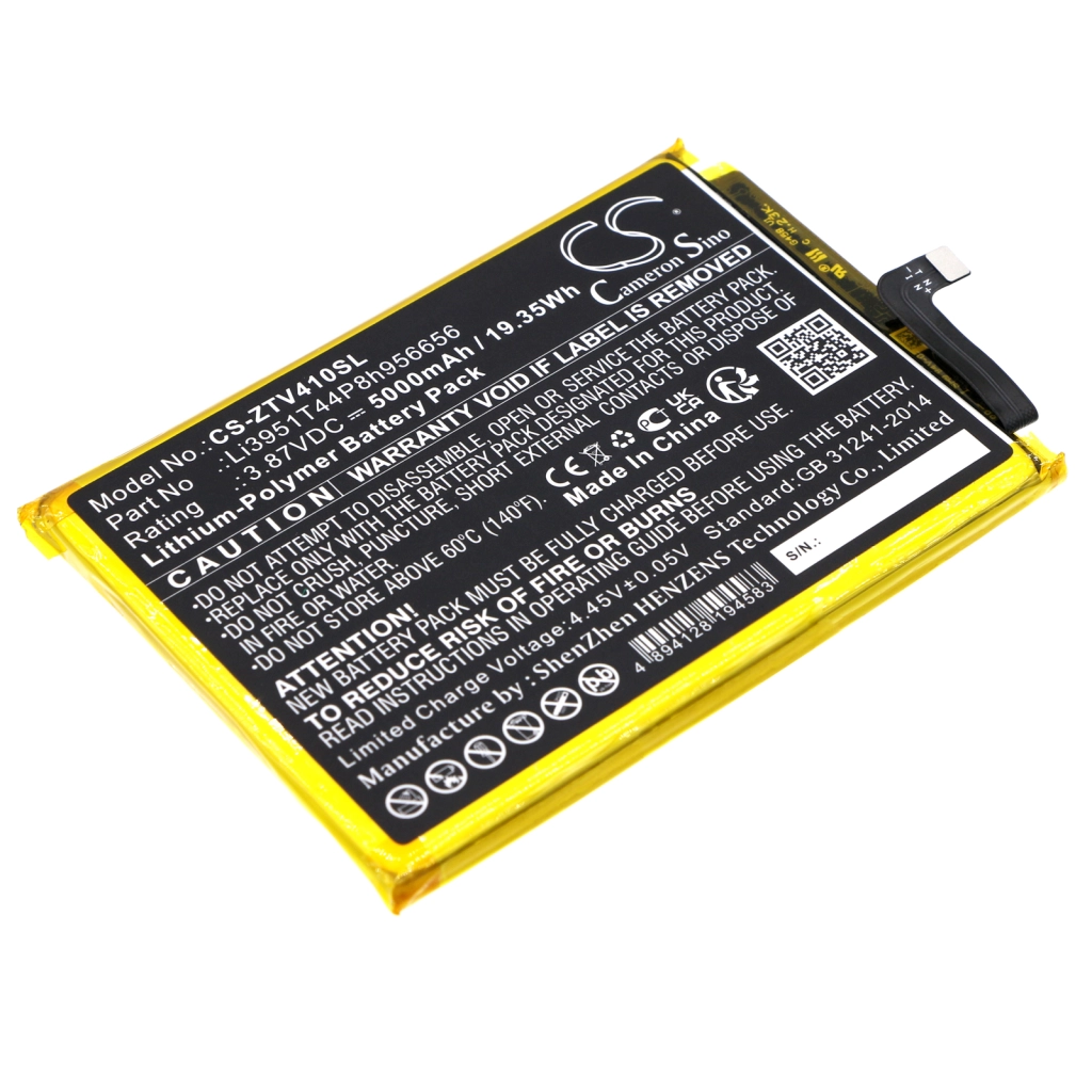 Baterie do telefonów komórkowych ZTE CS-ZTV410SL