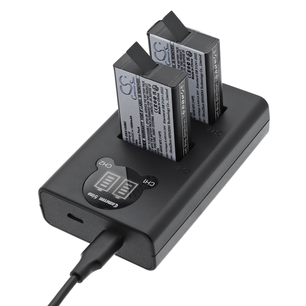 Charger compatible with Gopro DF-GBX100UH