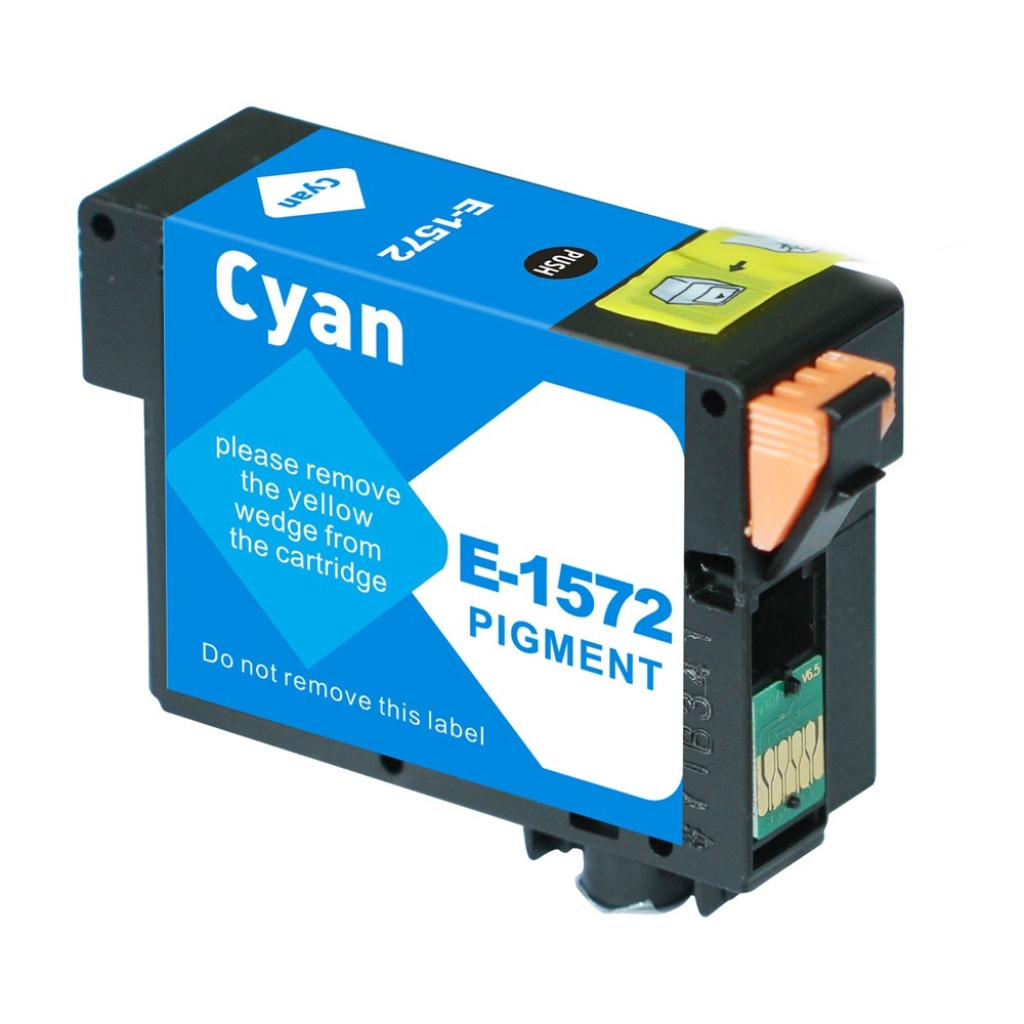 Kompatybilny z Epson T1572 / 29.5ml Tusz Cyjan (Kartridże z tuszem)