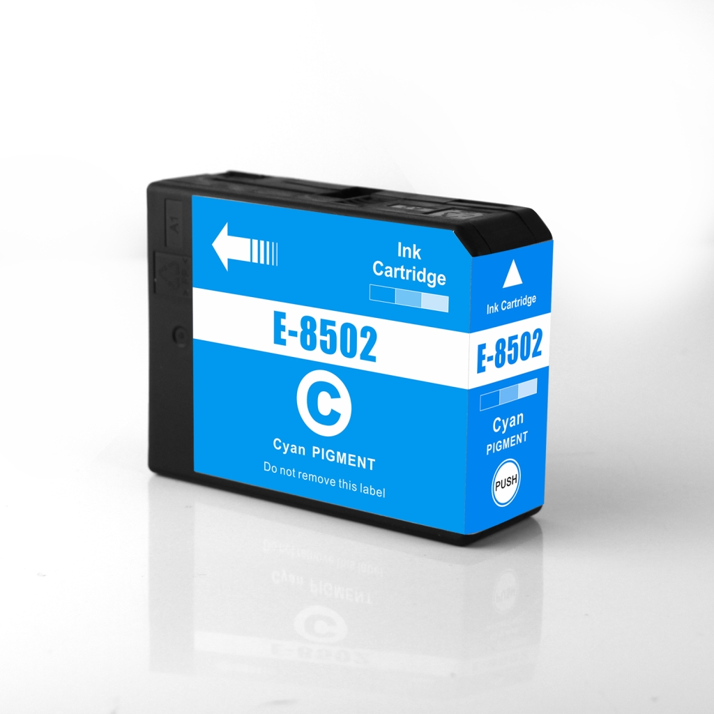Kompatybilny z Epson T8502 / 87ml Tusz Cyjan (Kartridże z tuszem)