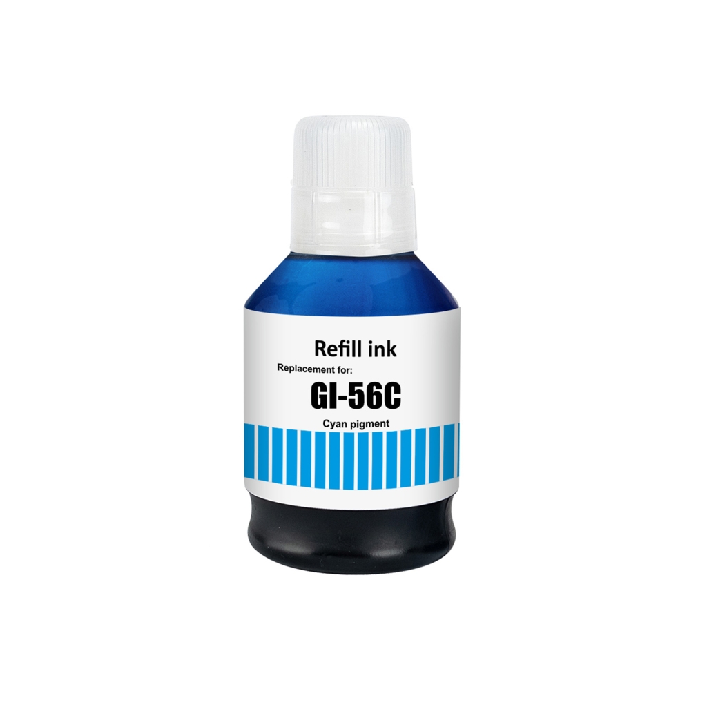 Kompatybilny z Canon GI-56C / 135ml Tusz Cyjan (Tusz do drukowania)