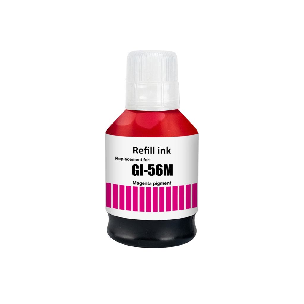 Kompatybilny z Canon GI-56M / 135ml Tusz Magenta (Tusz do drukowania)