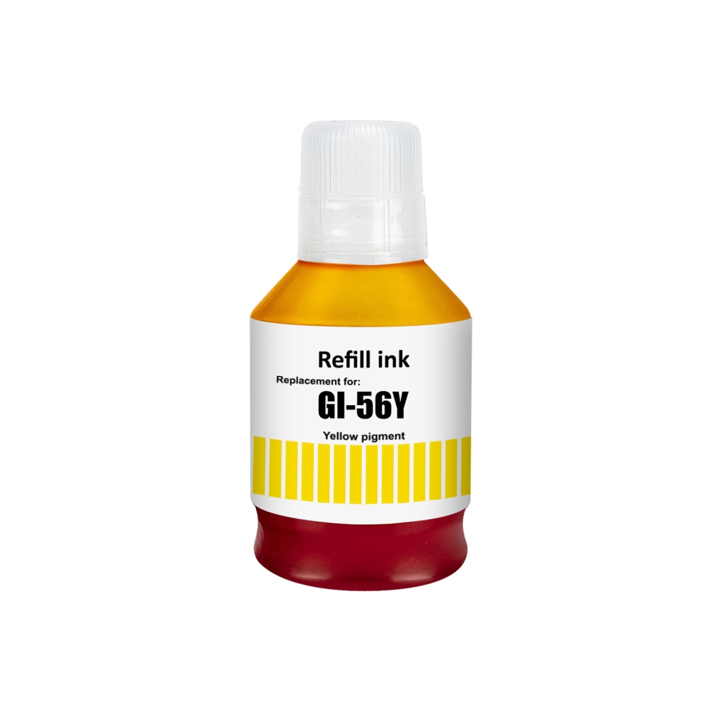 Kompatybilny z Canon GI-56Y / 135ml Tusz Żółty (Tusz do drukowania)