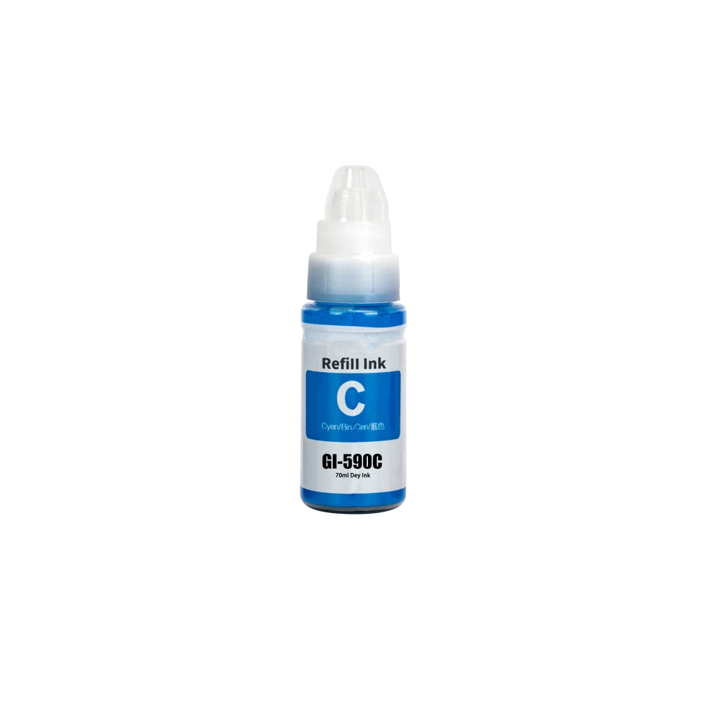 Kompatybilny z Canon GI-590 C / 70ml Tusz Cyjan (Tusz do drukowania)