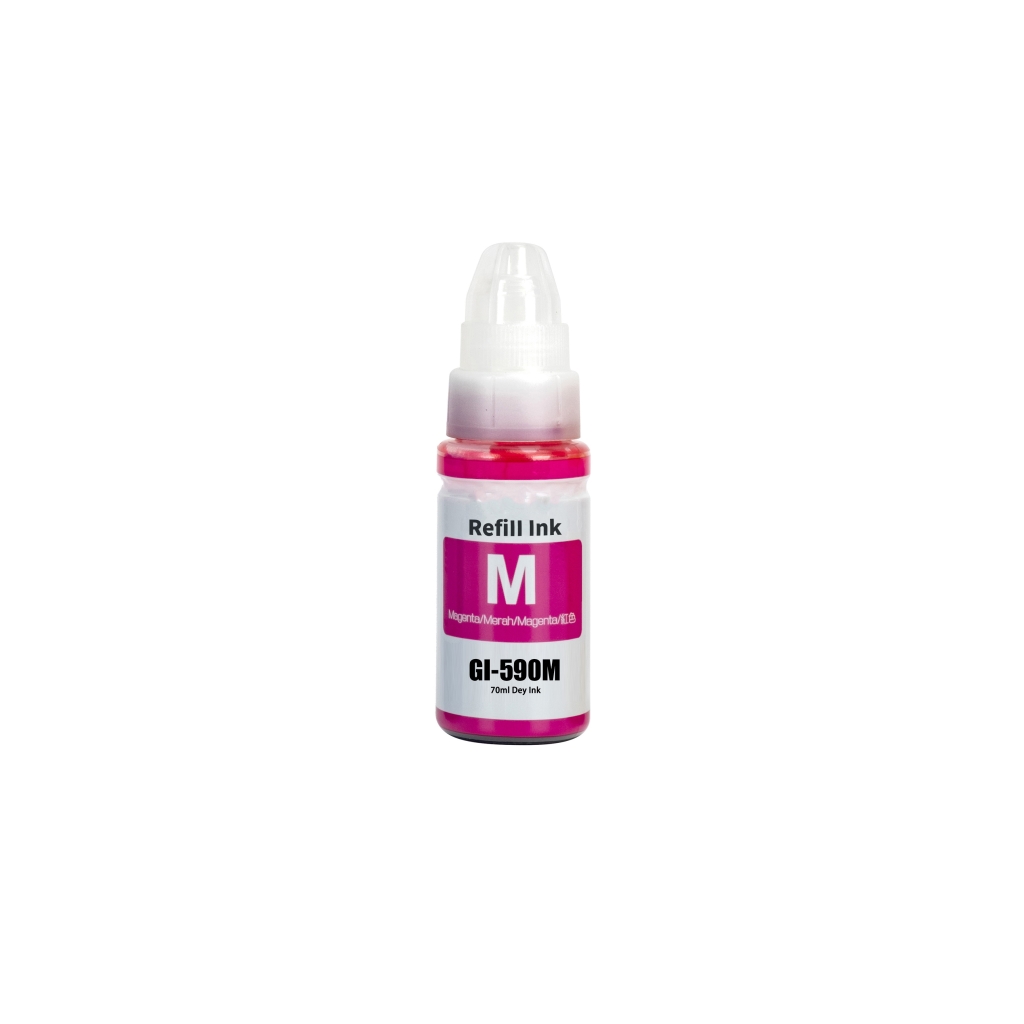 Kompatybilny z Canon GI-590 M / 70ml Tusz Magenta (Tusz do drukowania)