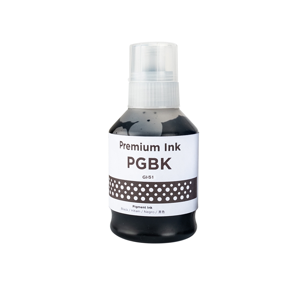 Compatible replacement for Compatible with Canon GI-51BK / 135ml Ink Black (Printing ink)